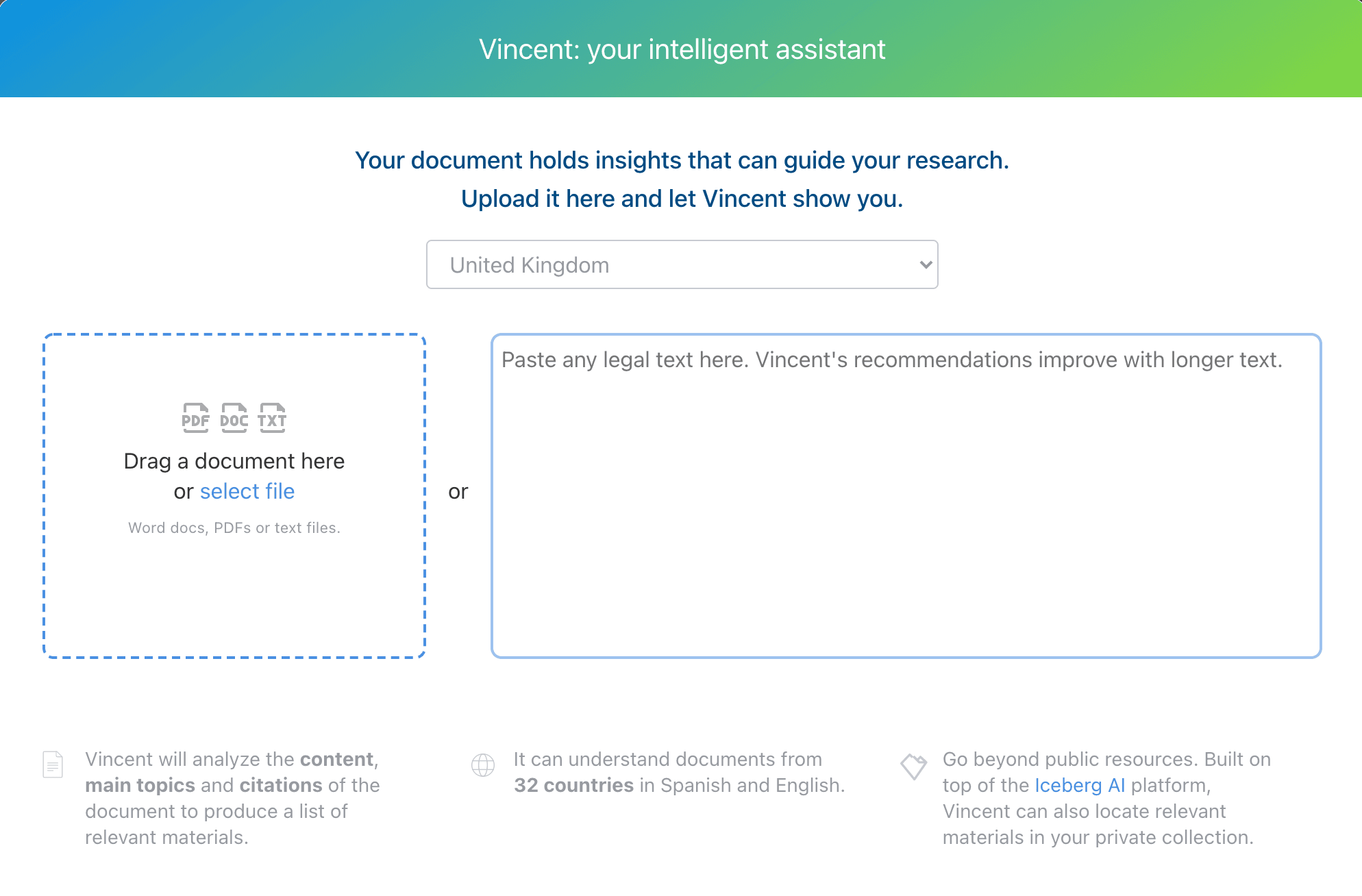 Save time with Vincent AI